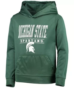 Youth Green Michigan State Spartans Fast Pullover Hoodie 5 Youth Green Michigan State Spartans Fast Pullover Hoodie -MLB Shop 5424723 ALT2