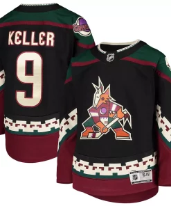 Youth Clayton Keller Black Arizona Coyotes Home Premier Player Jersey -MLB Shop 5424729 ALT