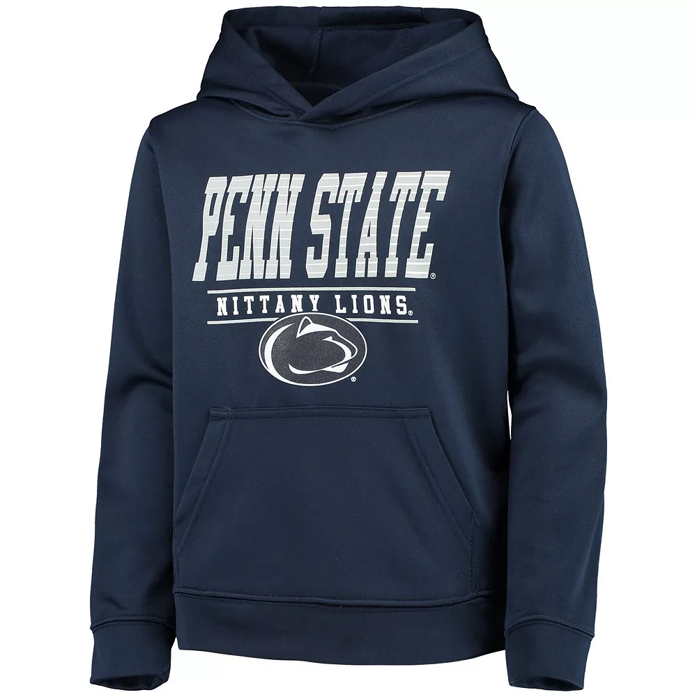 Youth Navy Penn State Nittany Lions Fast Pullover Hoodie 3 Youth Navy Penn State Nittany Lions Fast Pullover Hoodie - Image 3