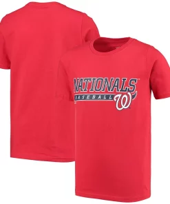 Alternative view of Youth Red Washington Nationals Take the Lead T-Shirt