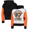 Girls Youth Heathered Gray/Black Philadelphia Flyers Let's Get Loud Pullover Hoodie