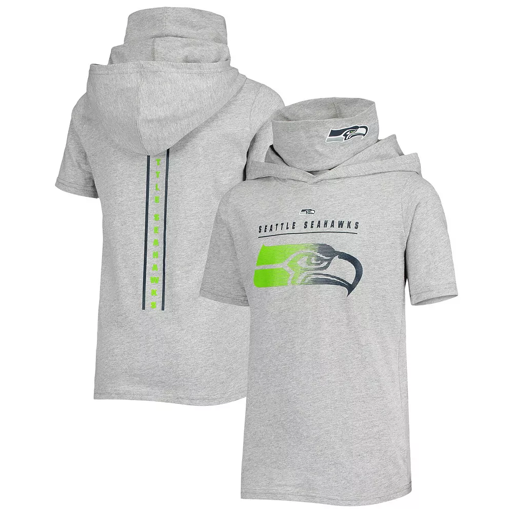 Youth Heathered Gray Seattle Seahawks On Guard Hoodie T-Shirt 1 Youth Heathered Gray Seattle Seahawks On Guard Hoodie T-Shirt