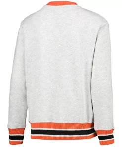 Youth Heathered Gray Philadelphia Flyers Legends Pullover Sweatshirt -MLB Shop 5603313 ALT3