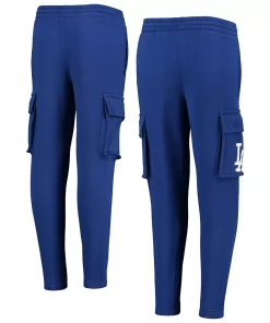 Youth Royal Los Angeles Dodgers Players Anthem Fleece Cargo Pants