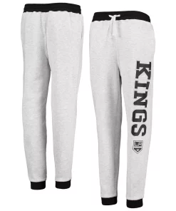 Youth Heathered Gray Los Angeles Kings Skilled Enforcer Sweatpants