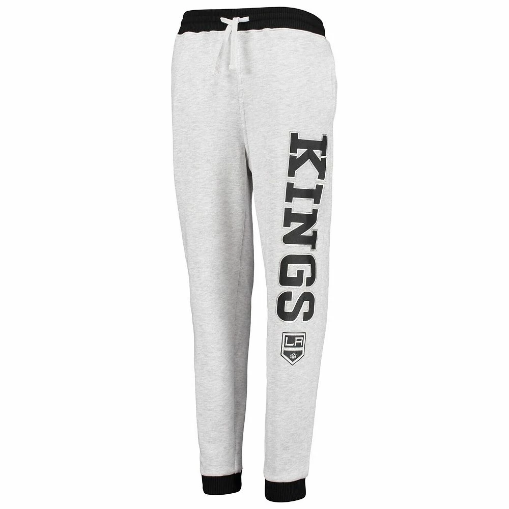 Youth Heathered Gray Los Angeles Kings Skilled Enforcer Sweatpants 3 Youth Heathered Gray Los Angeles Kings Skilled Enforcer Sweatpants - Image 3