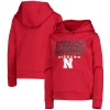 Youth Scarlet Nebraska Huskers Fast Pullover Hoodie