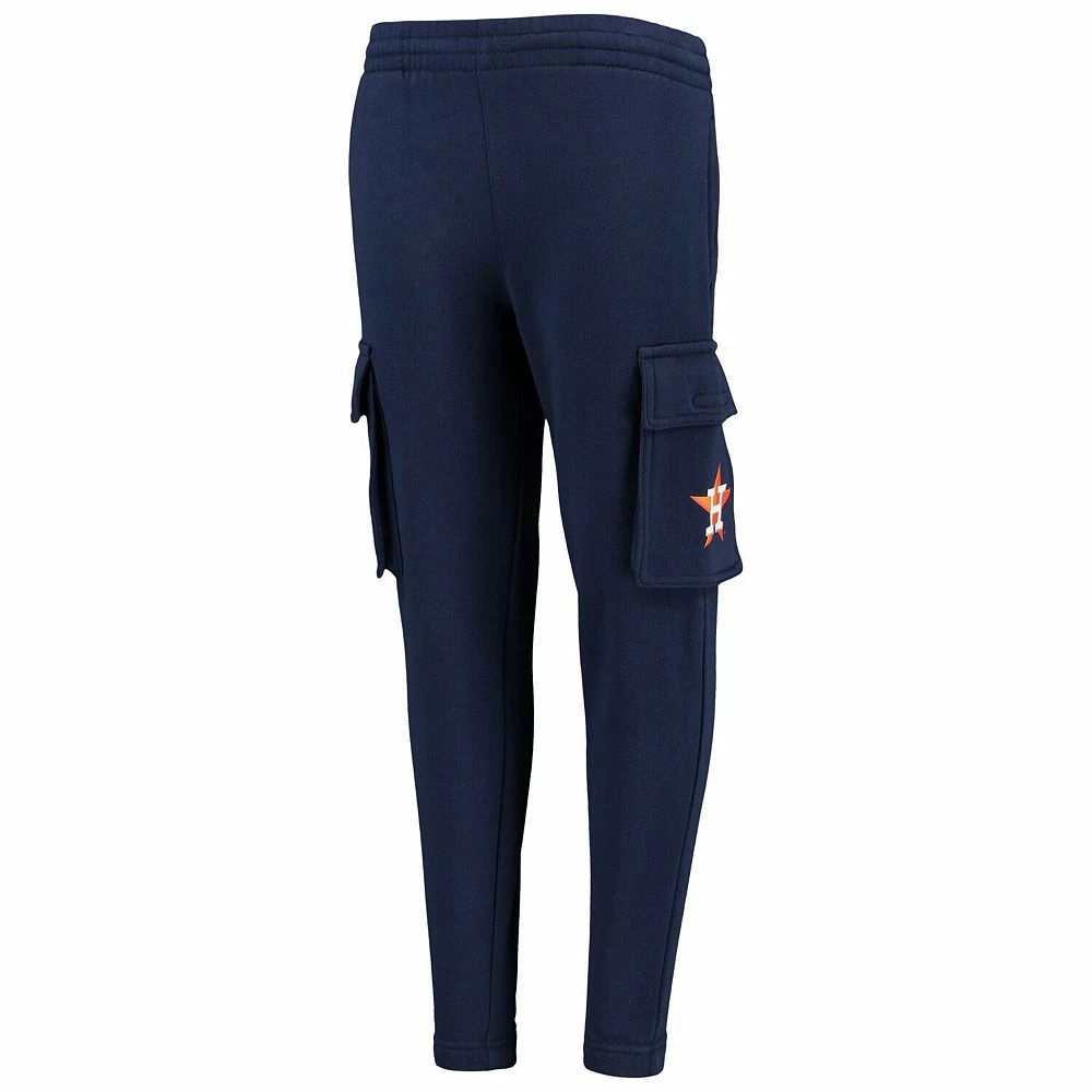 Youth Navy Houston Astros Players Anthem Fleece Cargo Pants 3 Youth Navy Houston Astros Players Anthem Fleece Cargo Pants - Image 3