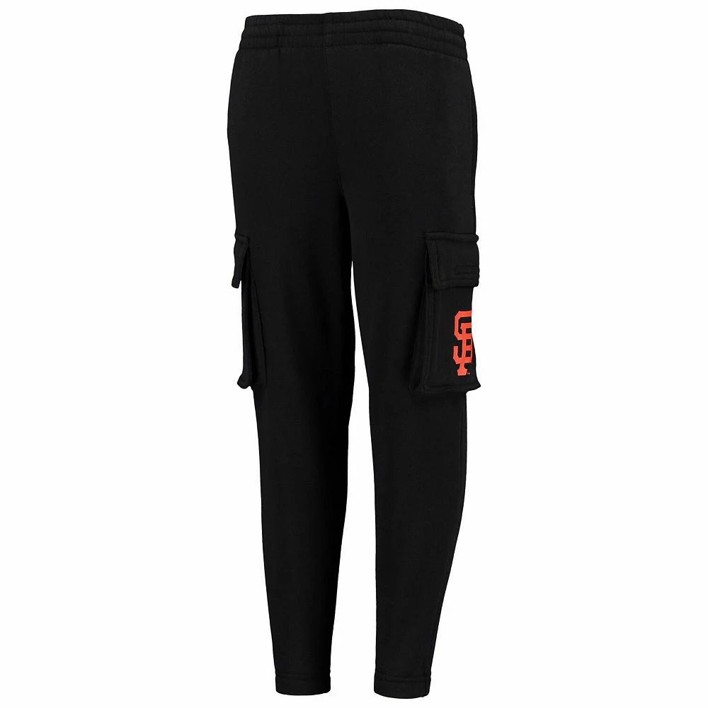 Youth Black San Francisco Giants Players Anthem Fleece Cargo Pants 3 Youth Black San Francisco Giants Players Anthem Fleece Cargo Pants - Image 3