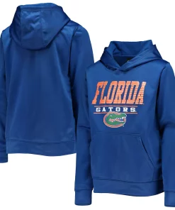 Youth Royal Florida Gators Fast Pullover Hoodie -MLB Shop 5605645 ALT