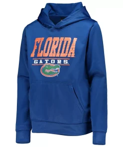 Youth Royal Florida Gators Fast Pullover Hoodie -MLB Shop 5605645 ALT2