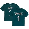 Toddler Jalen Hurts Midnight Green Philadelphia Eagles Mainliner Player Name & Number T-Shirt