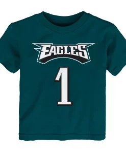 Toddler Jalen Hurts Midnight Green Philadelphia Eagles Mainliner Player Name & Number T-Shirt 5 Toddler Jalen Hurts Midnight Green Philadelphia Eagles Mainliner Player Name & Number T-Shirt -MLB Shop 5606648 ALT2