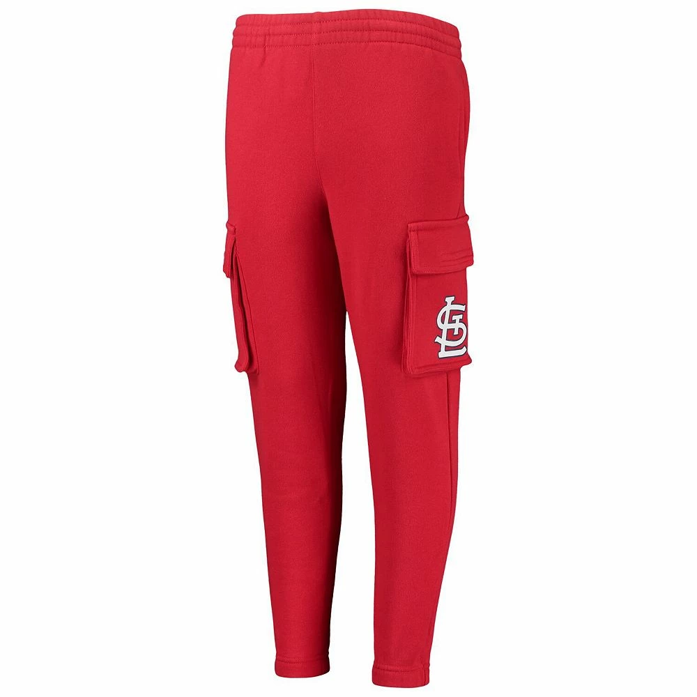 Youth Red St. Louis Cardinals Players Anthem Fleece Cargo Pants 3 Youth Red St. Louis Cardinals Players Anthem Fleece Cargo Pants - Image 3