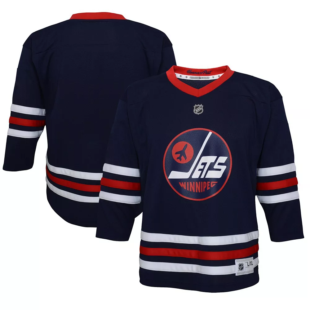 Preschool Navy Winnipeg Jets 2021/22 Alternate Replica Jersey 2 Preschool Navy Winnipeg Jets 2021/22 Alternate Replica Jersey - Image 2