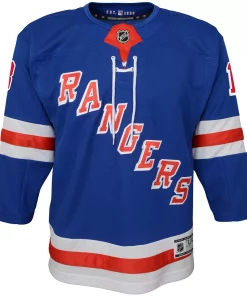 Youth Alexis Lafreniere Blue New York Rangers Home Premier Player Jersey -MLB Shop 5630133 ALT2