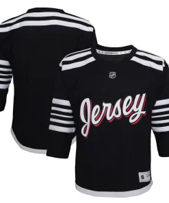 Alternative view of Preschool Black New Jersey Devils 2021/22 Alternate Replica Jersey