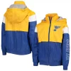 Youth Gold/Blue St. Louis Blues Goal Line Full-Zip Hoodie Windbreaker Jacket