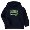 Toddler College Navy Seattle Seahawks MVP Pullover Hoodie