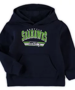 Toddler College Navy Seattle Seahawks MVP Pullover Hoodie