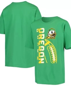 Youth Green Oregon Ducks Encore Play Football T-Shirt