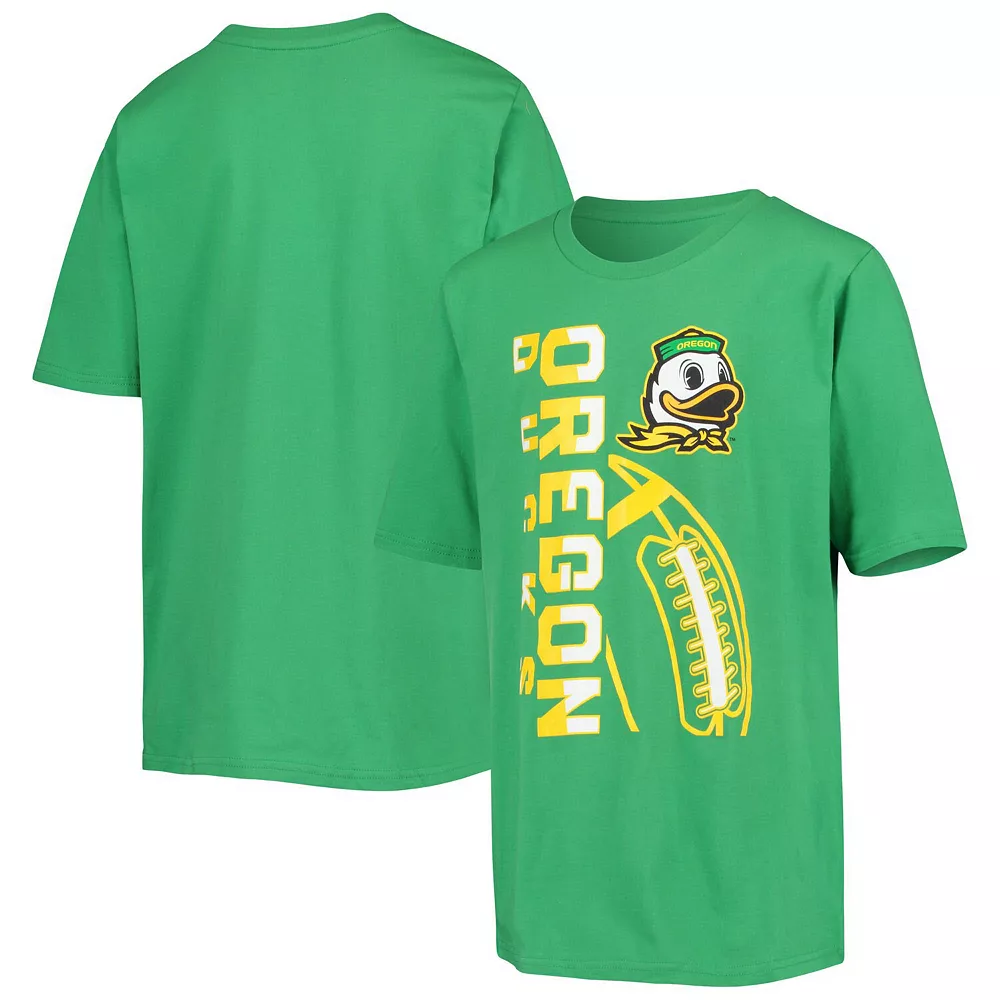Youth Green Oregon Ducks Encore Play Football T-Shirt 1 Youth Green Oregon Ducks Encore Play Football T-Shirt