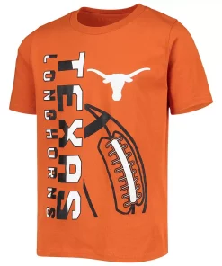 Youth Texas Orange Texas Longhorns Encore Play Football T-Shirt -MLB Shop 5632797 ALT2