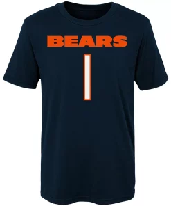 Preschool Justin Fields Navy Chicago Bears Mainliner Player Name & Number T-Shirt 5 Preschool Justin Fields Navy Chicago Bears Mainliner Player Name & Number T-Shirt -MLB Shop 5644939 ALT2