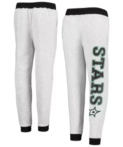 Youth Heathered Gray Dallas Stars Skilled Enforcer Sweatpants
