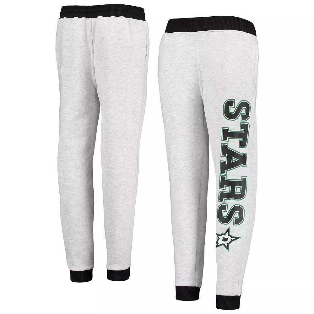 Youth Heathered Gray Dallas Stars Skilled Enforcer Sweatpants 1 Youth Heathered Gray Dallas Stars Skilled Enforcer Sweatpants