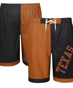 Youth Texas Orange/Black Texas Longhorns Conch Bay Swim Shorts