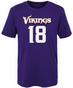 Preschool Justin Jefferson Purple Minnesota Vikings Mainliner Player Name & Number T-Shirt 5 Preschool Justin Jefferson Purple Minnesota Vikings Mainliner Player Name & Number T-Shirt -MLB Shop 5681204 ALT2