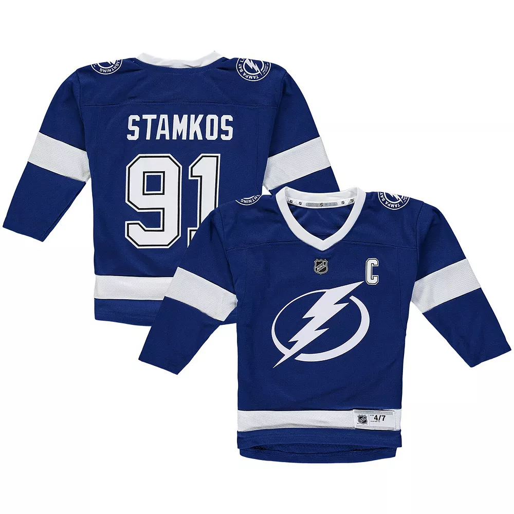 Preschool Steven Stamkos Blue Tampa Bay Lightning Replica Player Jersey 1 Preschool Steven Stamkos Blue Tampa Bay Lightning Replica Player Jersey