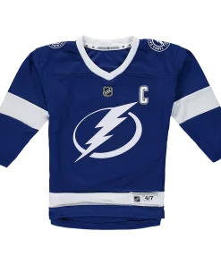 Preschool Steven Stamkos Blue Tampa Bay Lightning Replica Player Jersey 5 Preschool Steven Stamkos Blue Tampa Bay Lightning Replica Player Jersey -MLB Shop 5682218 ALT2
