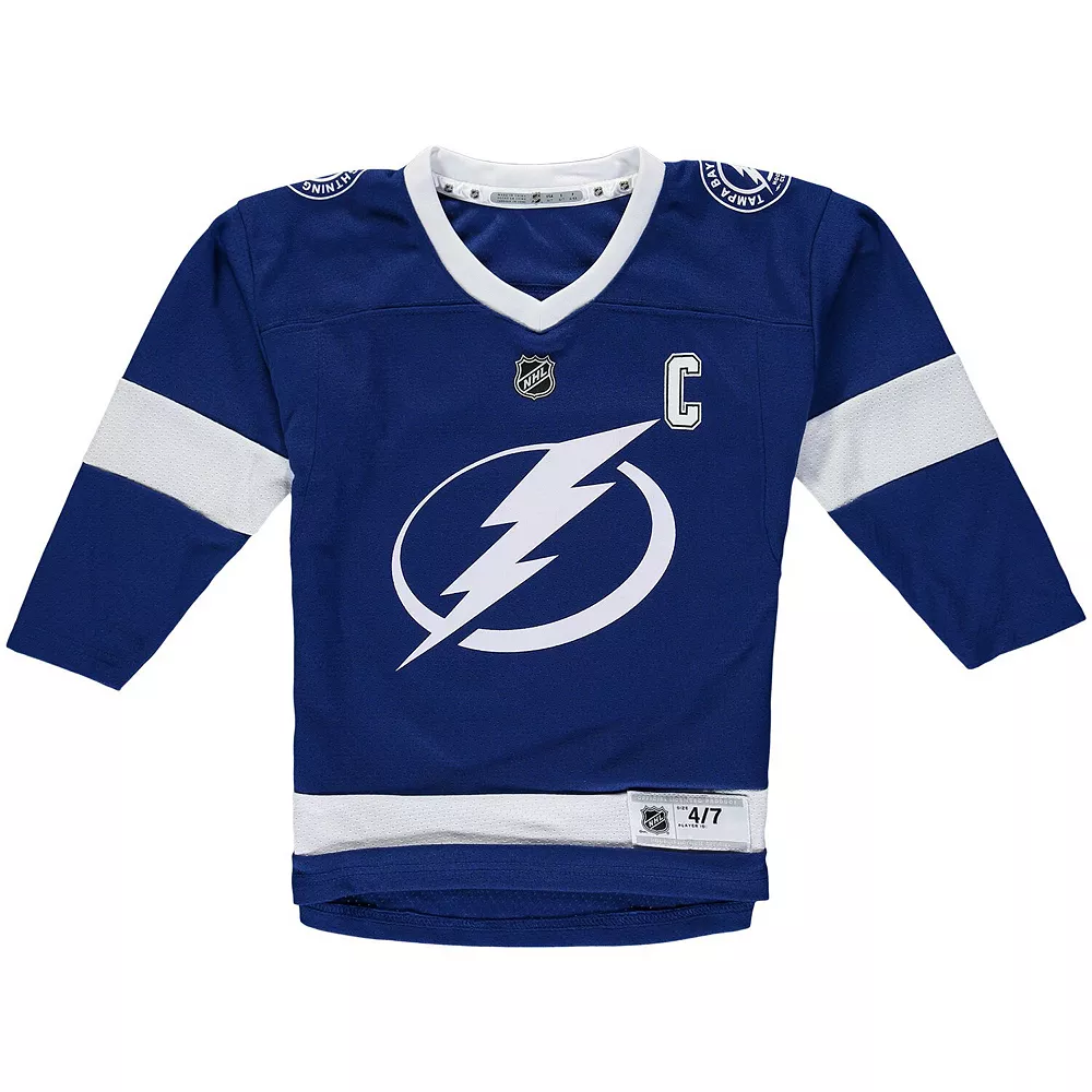 Preschool Steven Stamkos Blue Tampa Bay Lightning Replica Player Jersey 3 Preschool Steven Stamkos Blue Tampa Bay Lightning Replica Player Jersey - Image 3