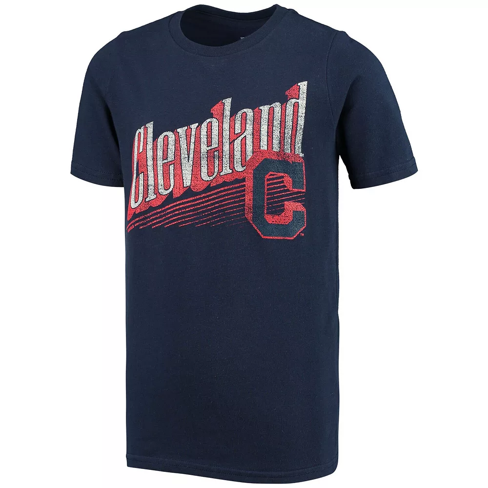 Youth Navy Cleveland Indians Winning Streak T-Shirt 3 Youth Navy Cleveland Indians Winning Streak T-Shirt - Image 3
