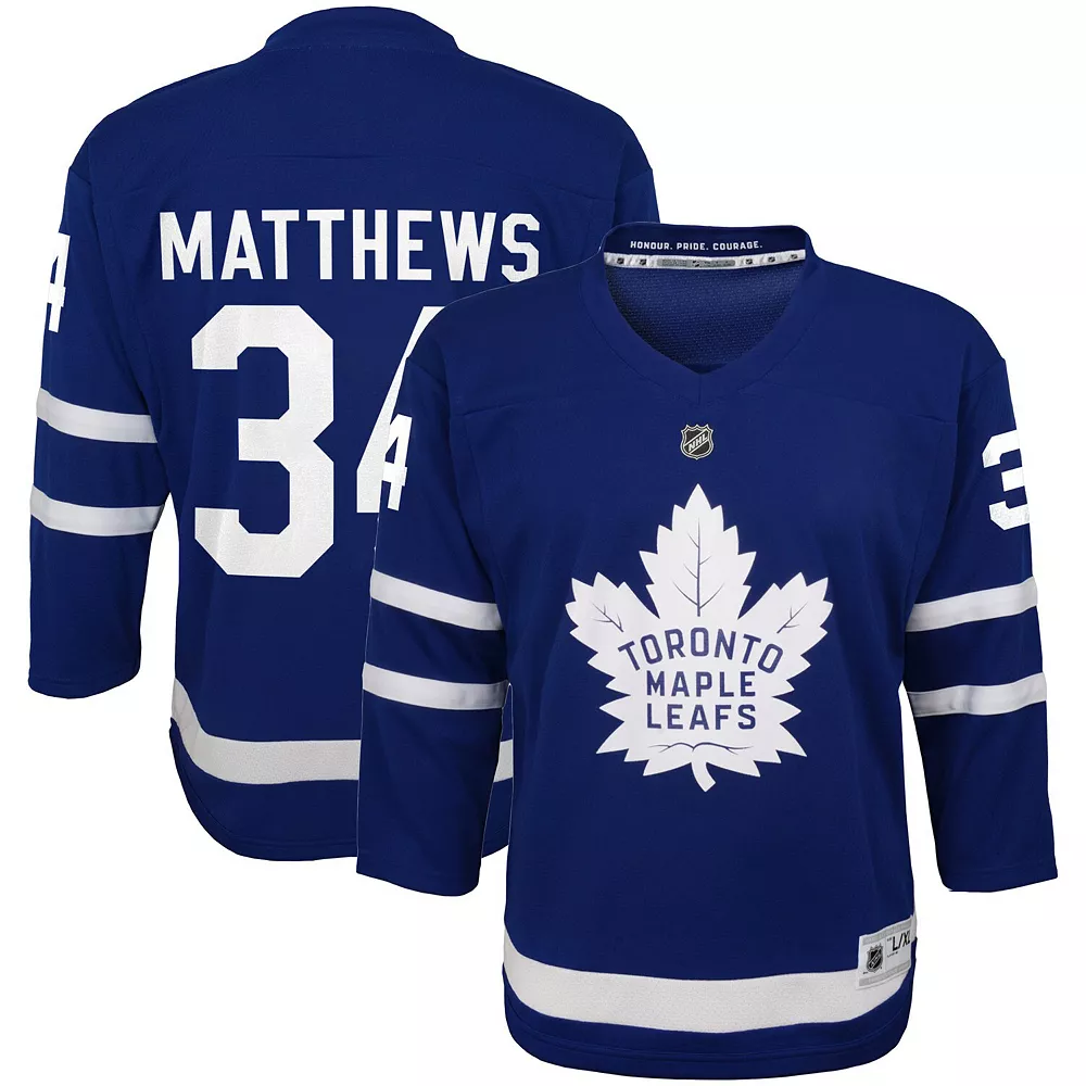 Youth Auston Matthews Blue Toronto Maple Leafs Home Replica Player Jersey 2 Youth Auston Matthews Blue Toronto Maple Leafs Home Replica Player Jersey - Image 2