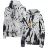 Youth Black New Orleans Saints Team Tie-Dye Pullover Hoodie