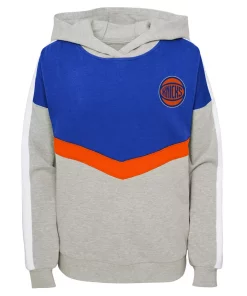 Girls Youth Heathered Gray New York Knicks All Yours Pullover Hoodie