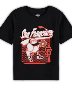 Preschool Black San Francisco Giants On the Fence T-Shirt