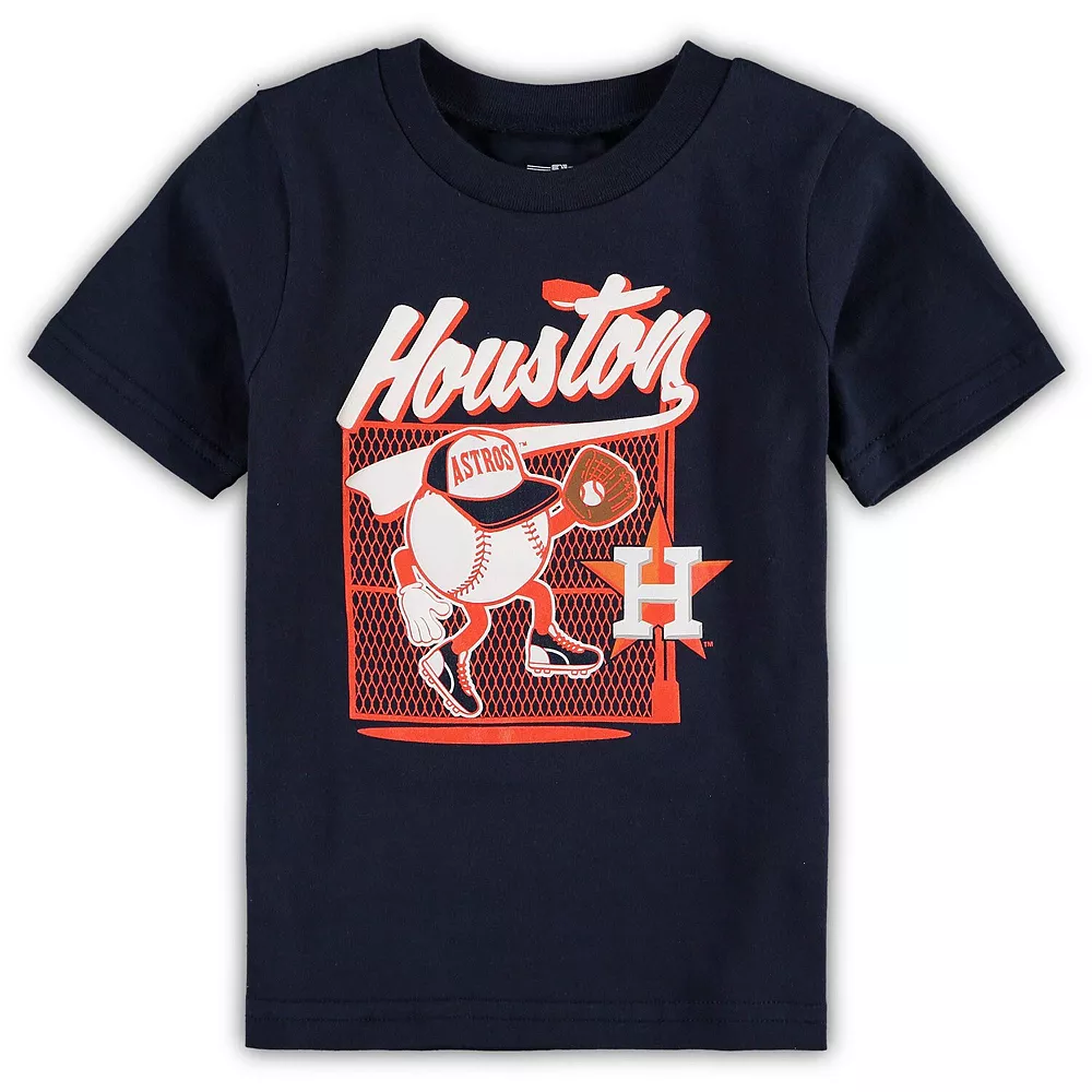 Toddler Navy Houston Astros On the Fence T-Shirt 1 Toddler Navy Houston Astros On the Fence T-Shirt