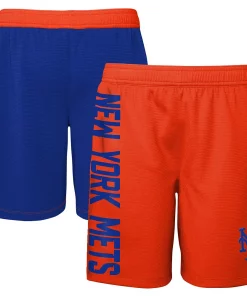 Alternative view of Youth Orange New York Mets Oh Yeah Shorts