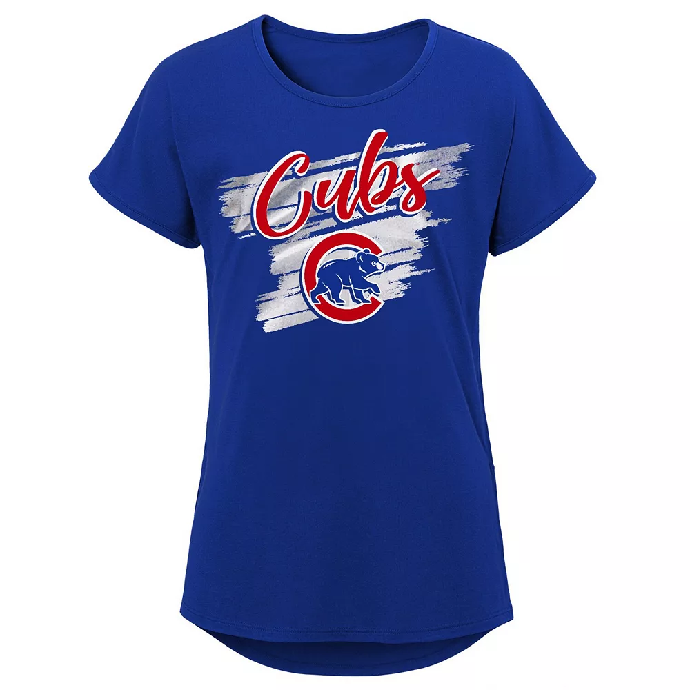 Girls Youth Royal Chicago Cubs Dream Scoop-Neck T-Shirt 1 Girls Youth Royal Chicago Cubs Dream Scoop-Neck T-Shirt