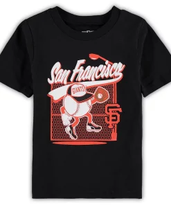 Toddler Black San Francisco Giants On the Fence T-Shirt