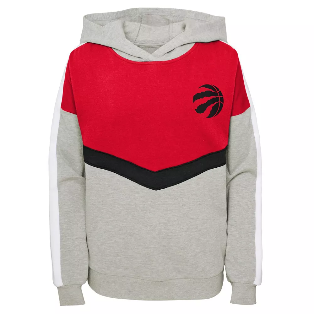 Girls Youth Heathered Gray Toronto Raptors All Yours Pullover Hoodie 1 Girls Youth Heathered Gray Toronto Raptors All Yours Pullover Hoodie