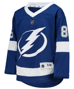 Youth Nikita Kucherov Blue Tampa Bay Lightning Home Replica Player Jersey -MLB Shop 5695580 ALT2