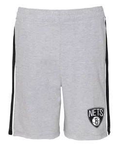 Youth Heathered Gray Brooklyn Nets Wingback Shorts
