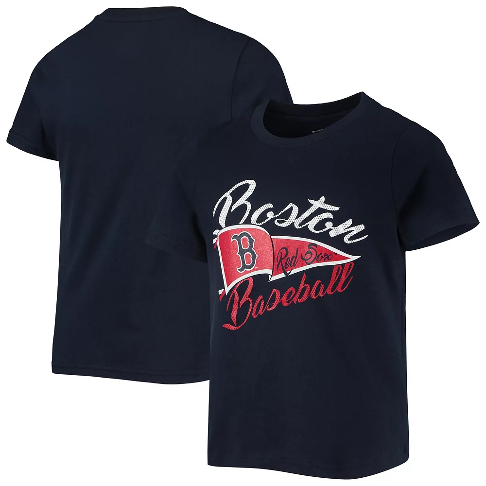 Girls Youth Navy Boston Red Sox Team Fly The Flag T-Shirt 1 Girls Youth Navy Boston Red Sox Team Fly The Flag T-Shirt