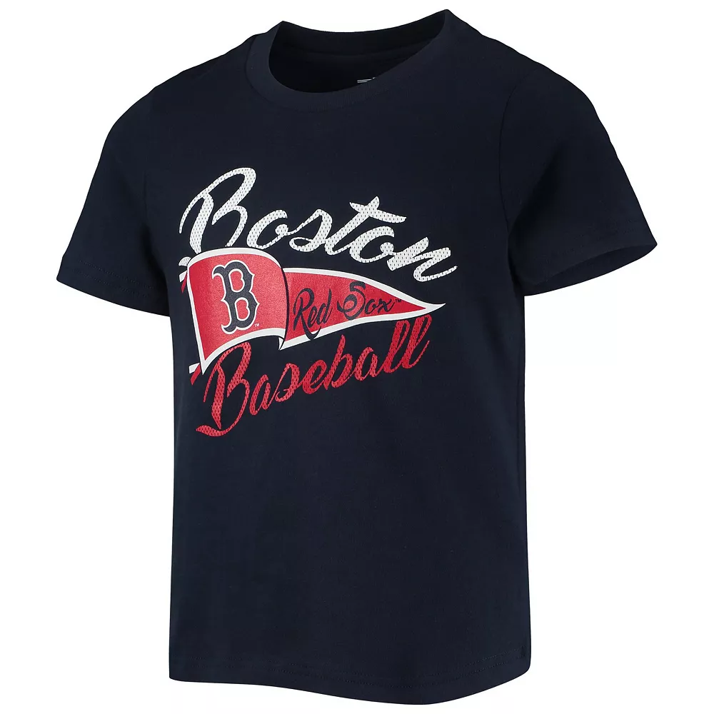 Girls Youth Navy Boston Red Sox Team Fly The Flag T-Shirt 3 Girls Youth Navy Boston Red Sox Team Fly The Flag T-Shirt - Image 3