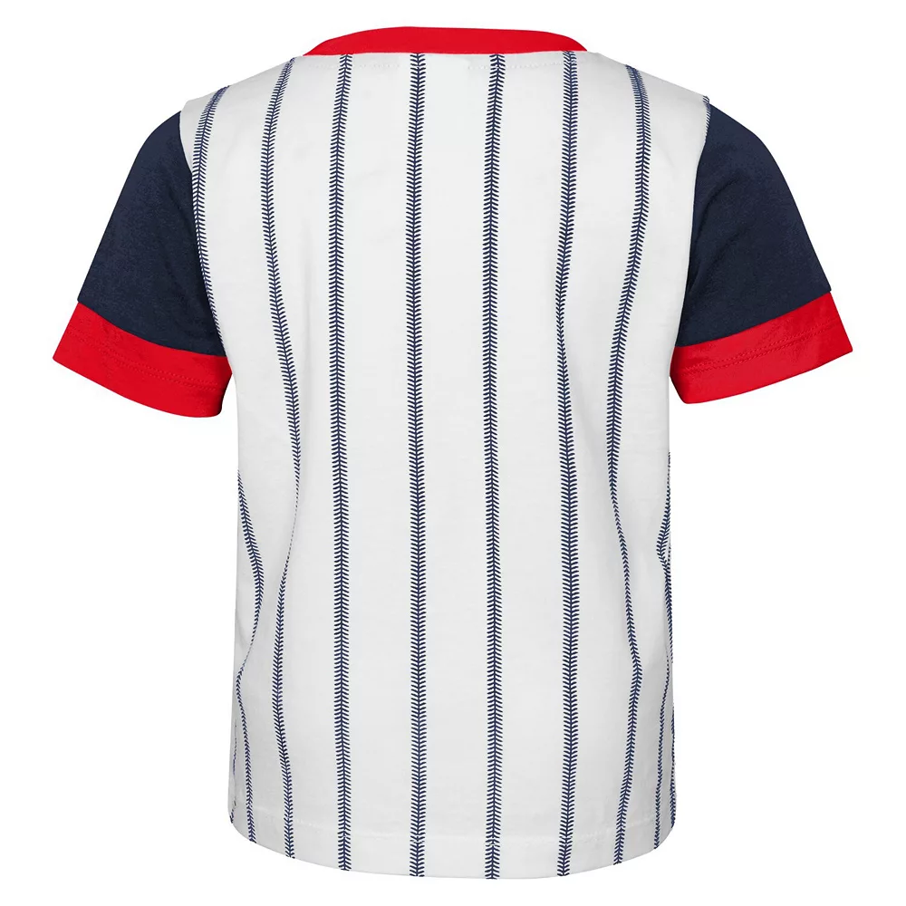 Toddler White/Navy Minnesota Twins Position Player T-Shirt & Shorts Set 3 Toddler White/Navy Minnesota Twins Position Player T-Shirt & Shorts Set - Image 3